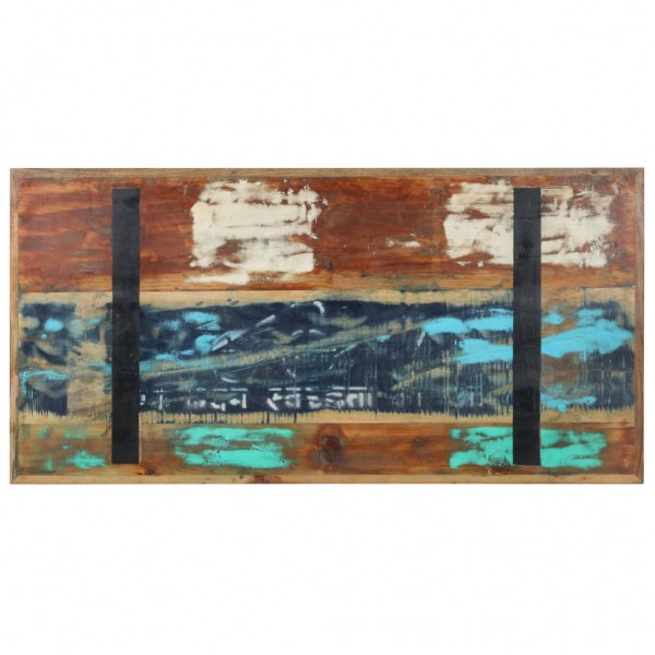 Mesa de jantar 120x60x76 cm madeira recuperada maciça M 4