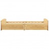 Estructura de cama con 2 cajones madera maciza pino 90x200 cm 4