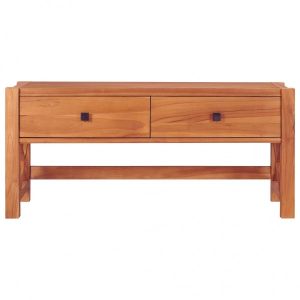 Mueble de TV de madera de teca 100x40x45 cm M 3