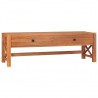 Mueble de TV de madera de teca 140x40x45 cm 1