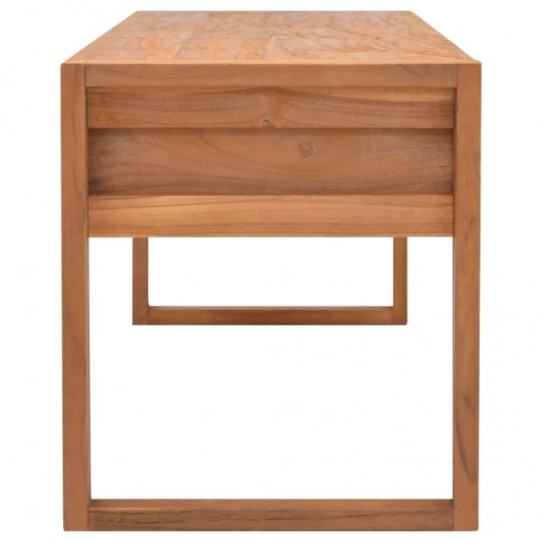 Mueble de TV de madera de teca 140x40x45 cm M 5