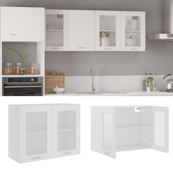 Armario colgante cocina contrachapada blanco 80x31x60 cm D