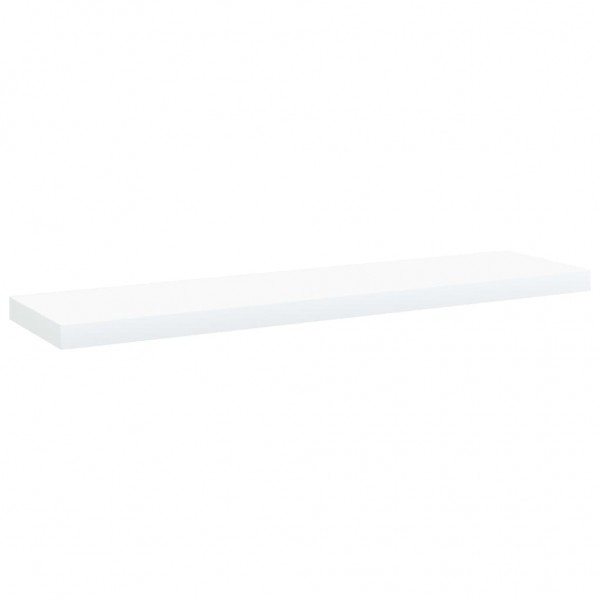 Prateleiras para estante 4 pcs 40x10x1.5cm contraplacado branco M 2