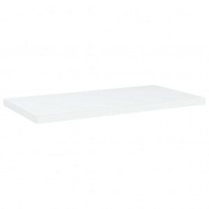 Prateleiras para estante 4 pcs 40x20x1.5cm contraplacado branco H