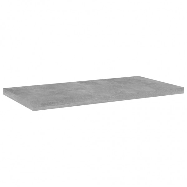 Prateleiras para estante 4 pcs 40x20x1.5cm contraplacado cinza M 2