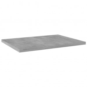 Estante estantería 4uds contrachapada gris hormigón 40x30x1.5cm H