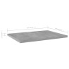 Prateleiras para estante 4 pcs 40x30x1.5cm contraplacado cinza 5