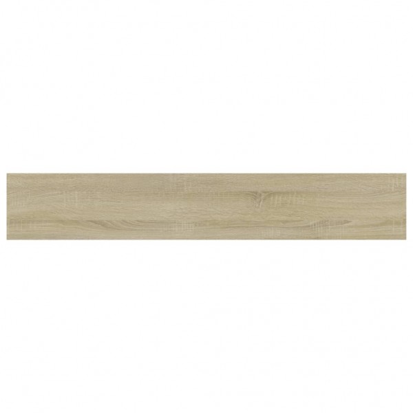 Estante estantería 4 uds contrachapada roble Sonoma 60x10x1.5cm M 4