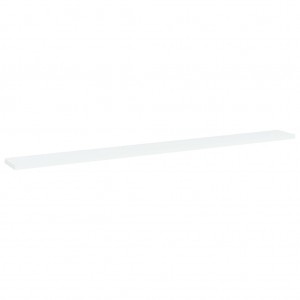 Estante para estantería 4 uds contrachapada blanco 100x10x1.5cm H