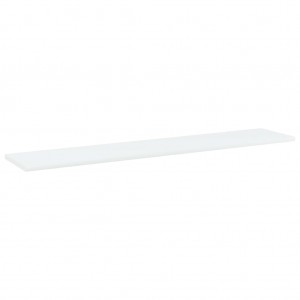 Estantes para estantería 4uds contrachapada blanco 100x20x1.5cm H