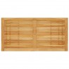 Mesa de jantar p/ jardim 140x70x73.5cm madeira de acácia maciça 4