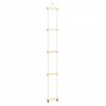Escalera de cuerda para niños madera maciza y PE 30x168 cm 1