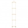 Escalera de cuerda para niños madera maciza y PE 30x168 cm 2