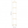 Escada de corda infantil 30x168 cm madeira maciça e PE 5