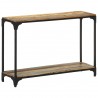 Mesa consola de madera maciza reciclada 110x30x75 cm 1