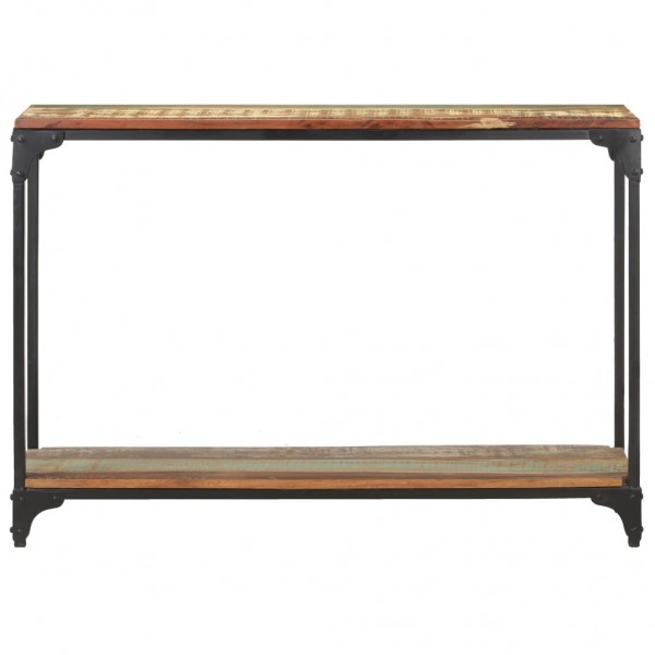 Mesa consola de madera maciza reciclada 110x30x75 cm M 2