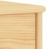 Mesita de noche madera maciza de pino madera clara 35x30x40 cm 5