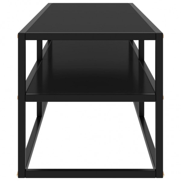 Móvel de TV 120x40x40 cm vidro preto M 3