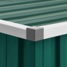 Abrigo de jardim 195x198x159 cm aço galvanizado verde 3