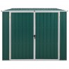Abrigo de jardim 195x198x159 cm aço galvanizado verde 4