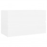 Armario para lavabo madera contrachapada blanco 80x38.5x45 cm 2