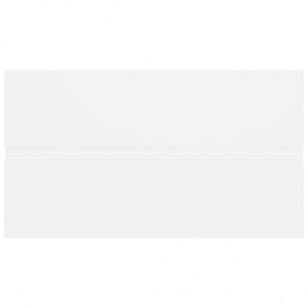 Armario para lavabo madera contrachapada blanco 80x38.5x45 cm M 5