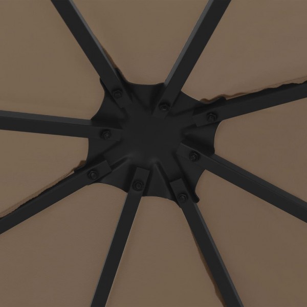 Cenador gris taupe 3x3 m M 3