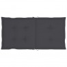 Almofadões lombares p/ cadeiras de jardim 6pcs oxford antracite 2