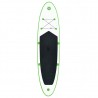 Conjunto prancha de paddle SUP insuflável verde e branco 3