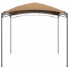 Gazebo 3x3x2.65 m 180 g/m² cinzento-acastanhado 2