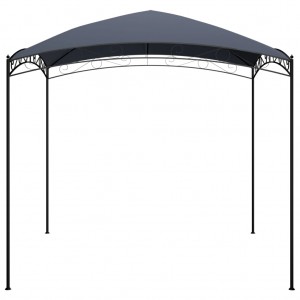 Gazebo 3x3x2.65 m 180 g/m² antracite H