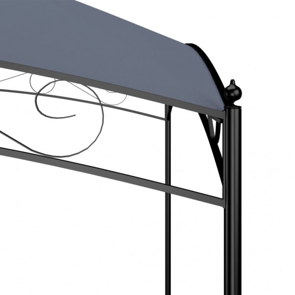 Gazebo 3x3x2.65 m 180 g/m² antracite M 4