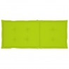 Almofadões cadeiras altas de jardim 4pcs tecido verde brilhante 4