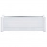 Canteiro elevado para jardim PP 100x43x35 cm branco 3