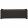 Arriate elevado de jardín PP gris antracita 100x43x35 cm 3