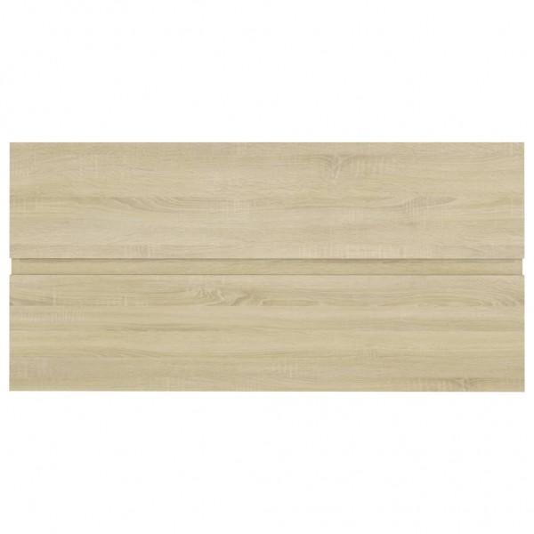 Armario lavabo madera contrachapada roble Sonoma 90x38.5x45 cm M 5
