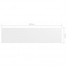Tela de varanda 75x300 cm tecido Oxford branco 5