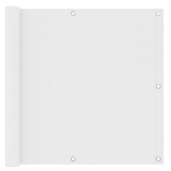 Toldo para balcón de tela oxford blanco 90x300 cm D