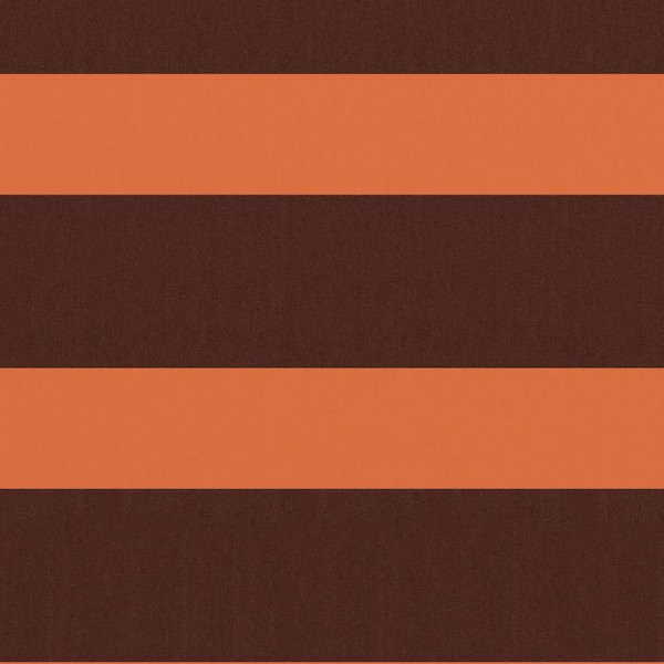 Tela de varanda 75x300 cm tecido Oxford laranja e castanho M 2