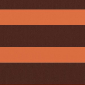 Tela de varanda 120x500 cm tecido Oxford laranja e castanho H