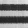 Tela varanda PEAD 90x300 cm antracite e branco 2