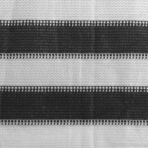 Tela varanda PEAD 90x500 cm antracite e branco H