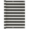 Tela varanda PEAD 120x500 cm antracite e branco 1