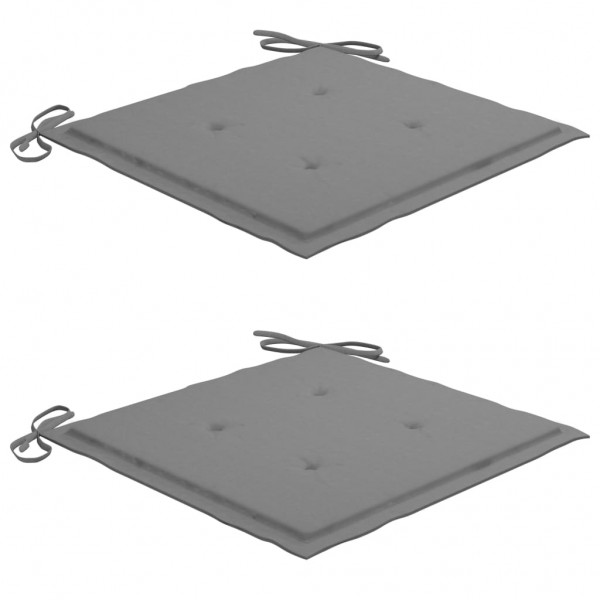 Cadeiras exterior dobráveis c/ almofadões 2 pcs acácia maciça M 4
