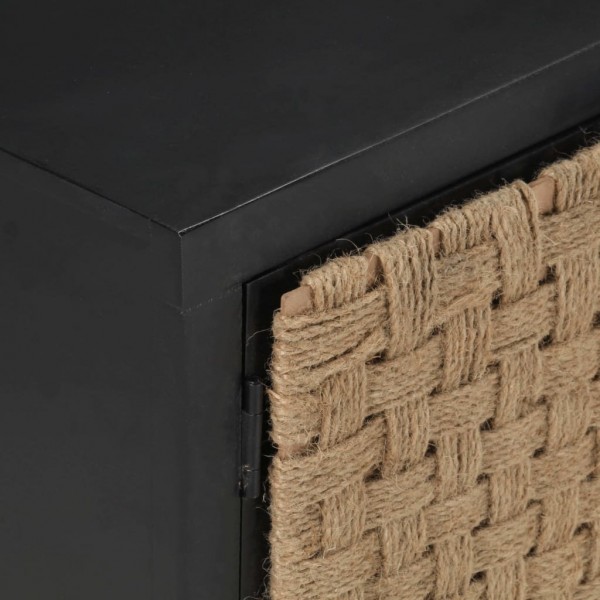 Mueble para TV de madera maciza de mango 120x30x40 cm M 2