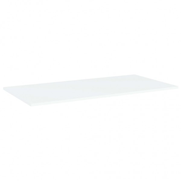 Prateleiras para estante 4 pcs 80x20x1.5cm contraplacado branco M 2