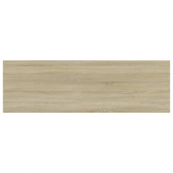 Prateleiras estante 4pcs 80x20x1.5cm contraplacado cor carvalho M 4