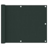 Tela de varanda 75x500 cm tecido Oxford verde-escuro 1