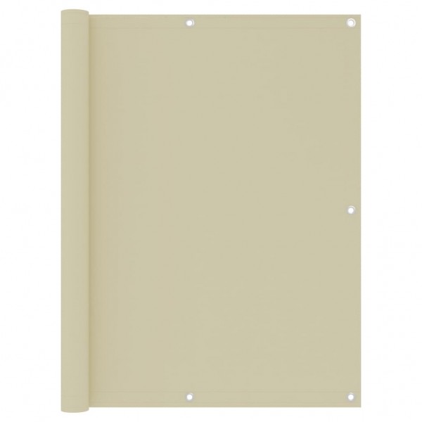 Toldo para balcón tela oxford crema 120x500 cm D