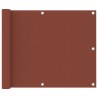Tela de varanda 75x500 cm tecido Oxford terracota 1